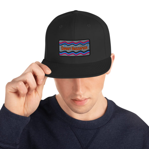 Sweet Nasserein Snapback Hat, back panel print "St Anton 24 - 25" - Image 5