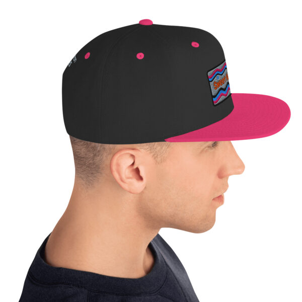 Sweet Nasserein Snapback Hat, back panel print "St Anton 24 - 25" - Image 12