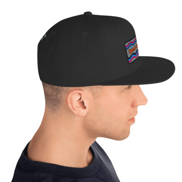 Sweet Nasserein Snapback Hat, back panel print "St Anton 24 - 25" - Image 8