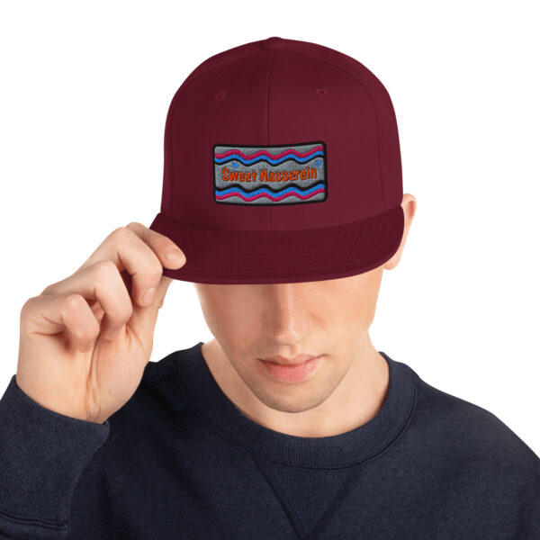 Sweet Nasserein Snapback Hat, back panel print "St Anton 24 - 25" - Image 17